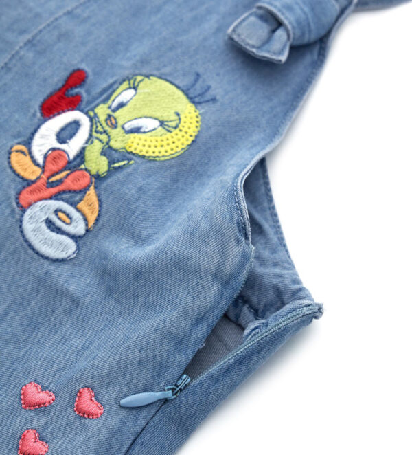 Colorfully baby girl warner tweety overall set – Image 4
