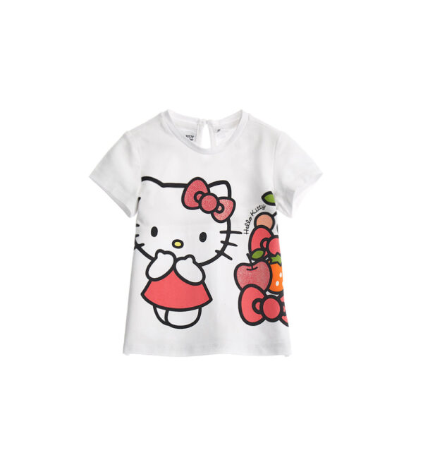 Flower market baby girl hello kitty t-shirt – Image 4