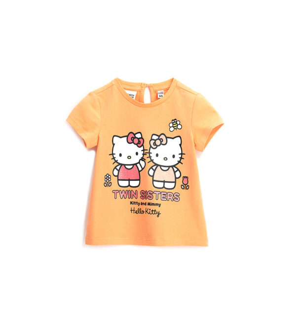 Flower market baby girl hello kitty t-shirt – Image 6