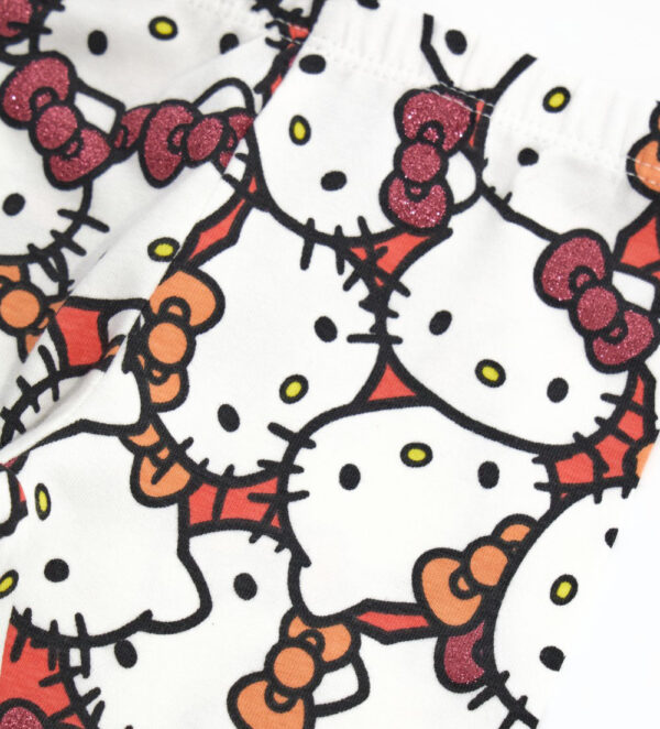 Flower market baby girl hello kitty leggings – Image 2