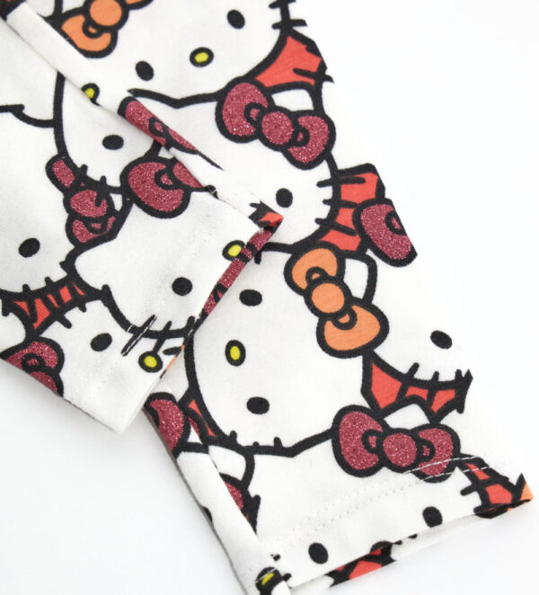 Flower market baby girl hello kitty leggings – Image 3
