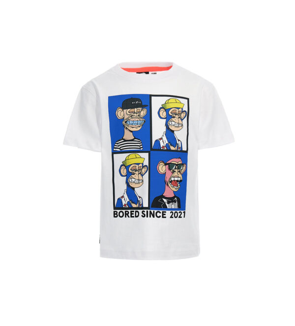 Stay on board boy army of apes t-shirt