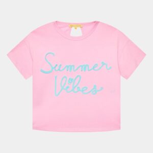 Tropical Pastel Girl Drop Opening T-Shirt