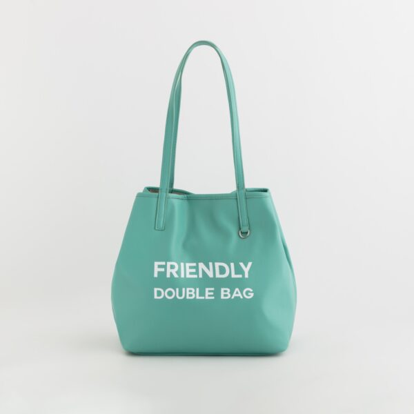 Friendly Double Spri Woman Shopping Bags Reversible Small – Image 3