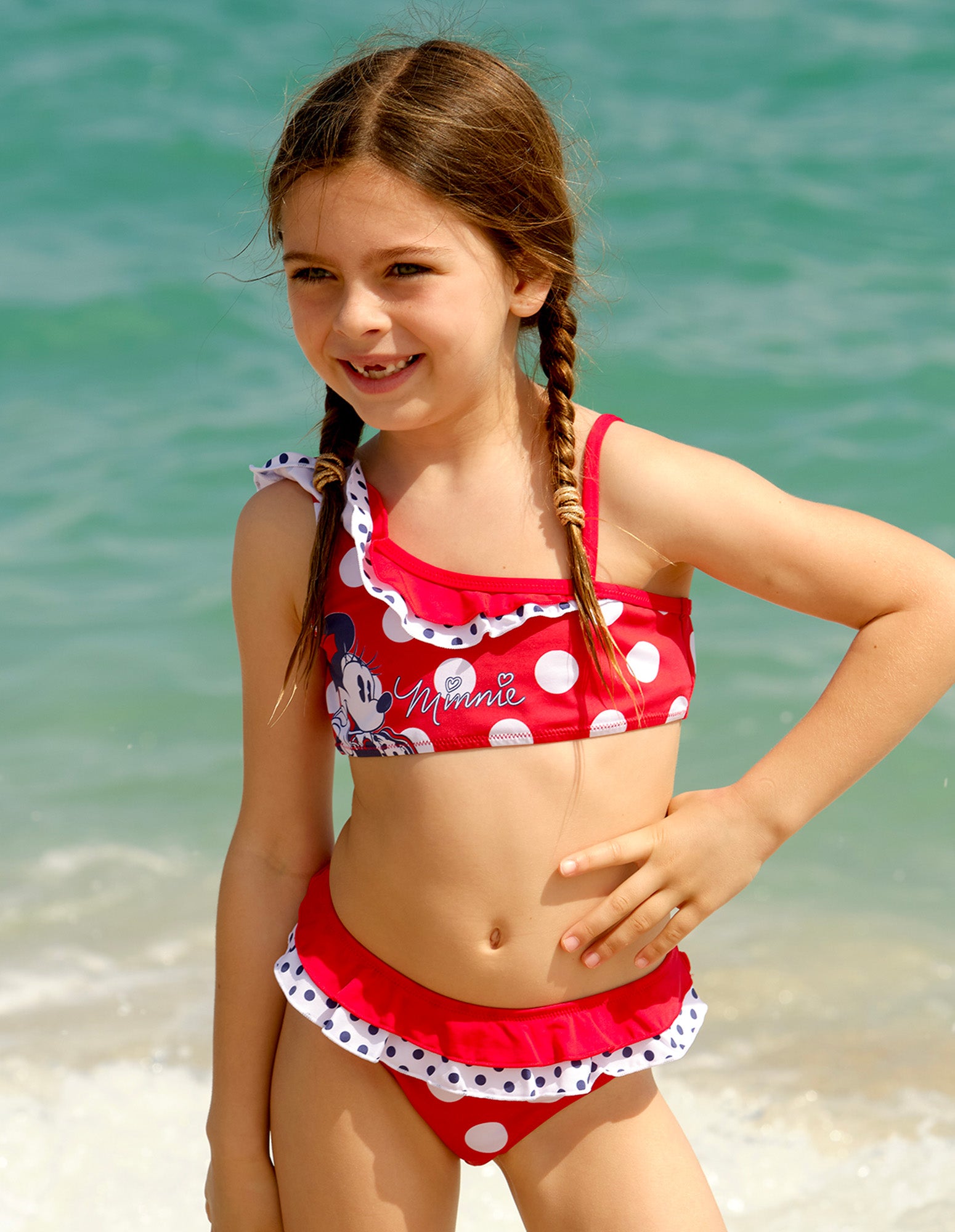 Minnie Kids Bandeau bikini+briefs
