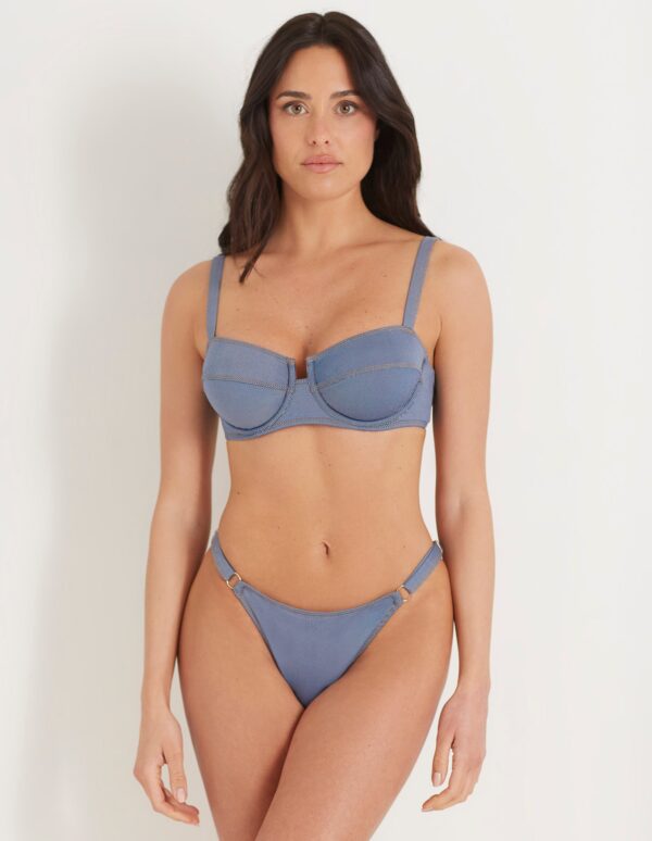 Denim Woman Balconette Bikini Bra – Image 4