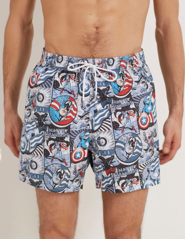 Captain America Man Boardshorts 3 – Image 3