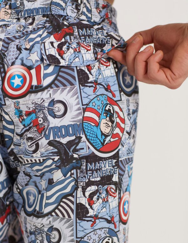 Captain America Man Boardshorts 3 – Image 4
