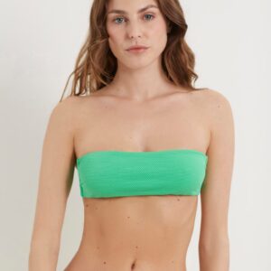 Textured Woman Bandeau bikini bra