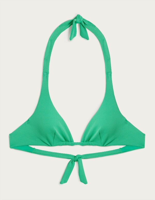 Textured Woman Halter bikini bra – Image 5