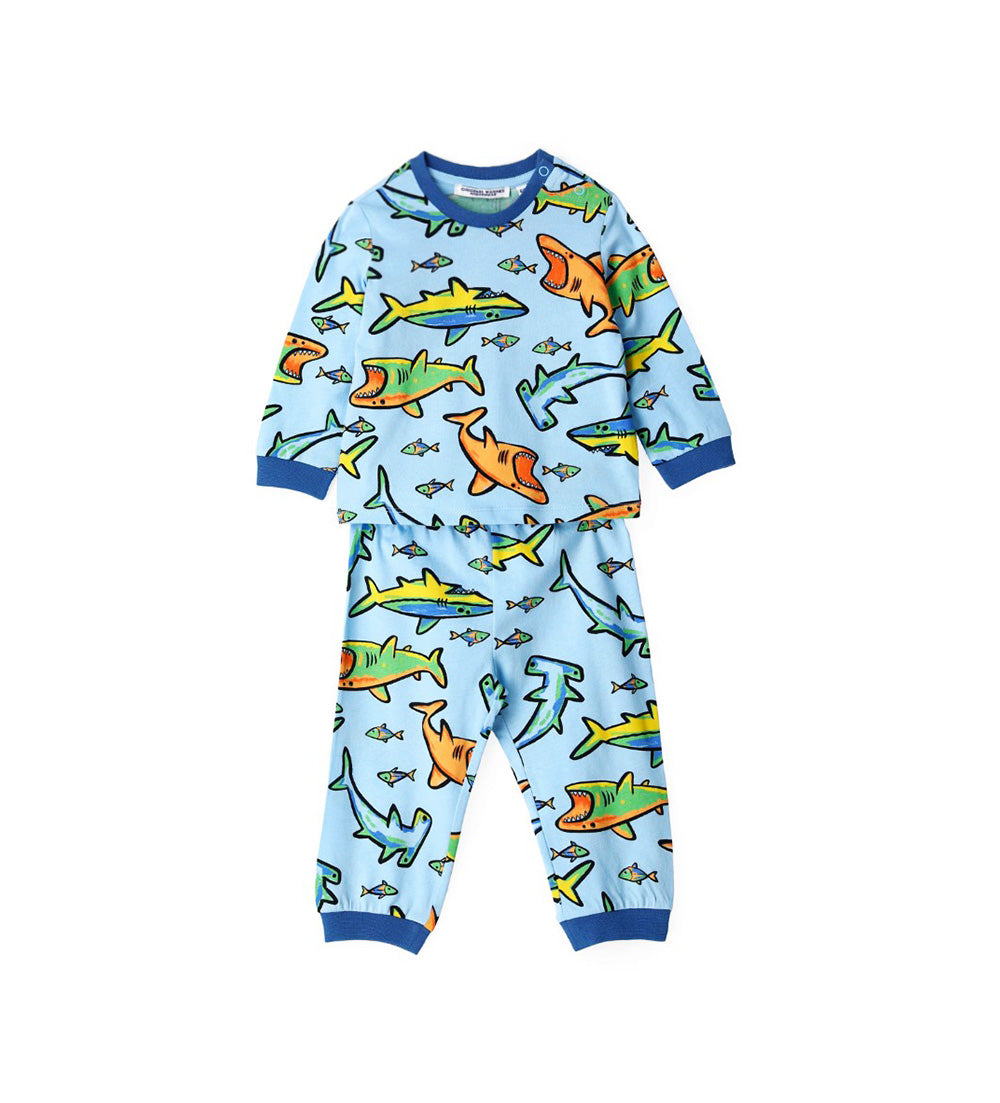 Good night baby boy cotton pajamas