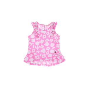 Jolla beach baby girl tank top with print