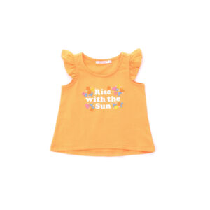 Jolla beach baby girl tank top with ruffles