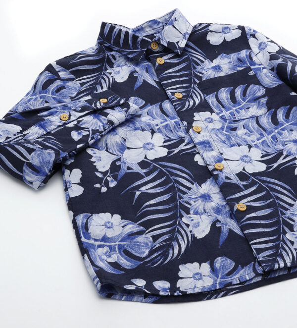 Special day boy linen-cotton shirt 2 – Image 2