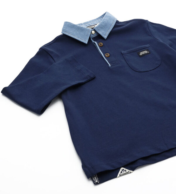 Special day boy long sleeved polo shirt – Image 2