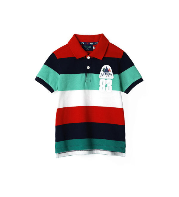 Ocean Side Boy Piquet Polo Shirt