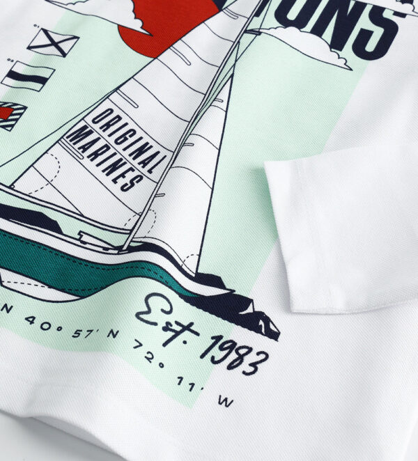 Ocean side boy piquet sweater – Image 4
