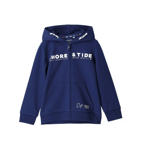 Ocean side boy sweatshirt with prints