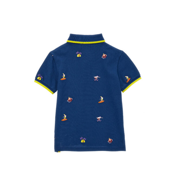 Surf Spirit Boy Piquet Polo Shirt – Image 2