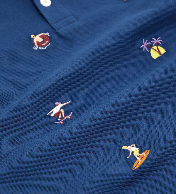 Surf Spirit Boy Piquet Polo Shirt – Image 5