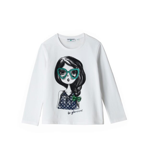 Miss couture girl t-shirt with bow