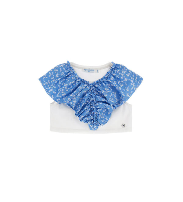 Miss lace girl stretch short top