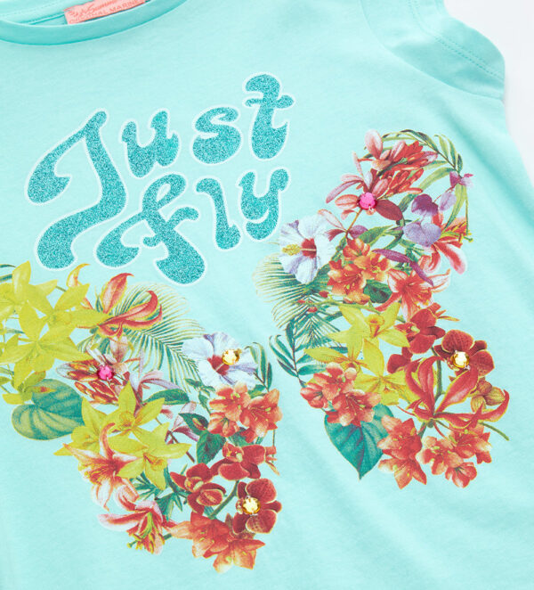 Ibiza's market girl t-shirt with rhinestones – Image 4