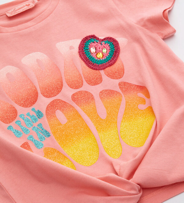 Ibiza's market girl t-shirt with knot – Image 4