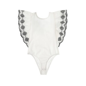 Ethno hippy chic girl cotton bodysuit