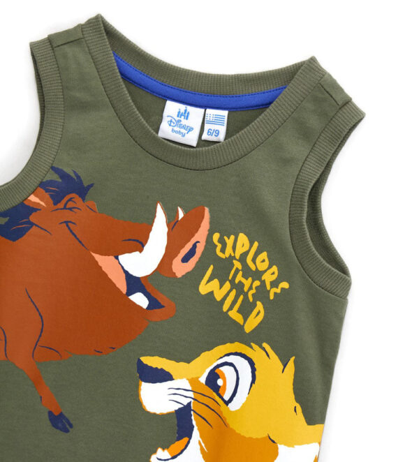 Crazy Jungle  Baby boy Disney Tank Top – Image 3