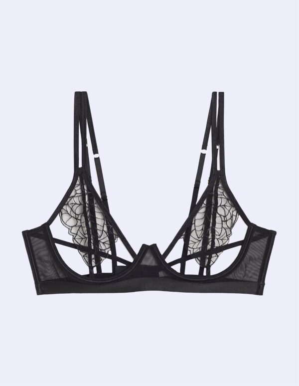 Prive' - Foliage Woman Halter Balcony Bra – Image 3