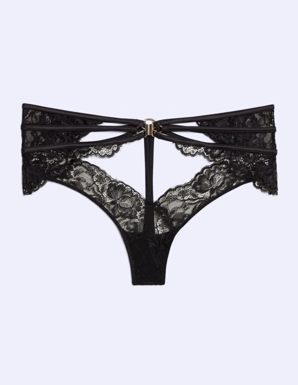Prive'   Black Rose Woman High Waist Bottom – Image 4