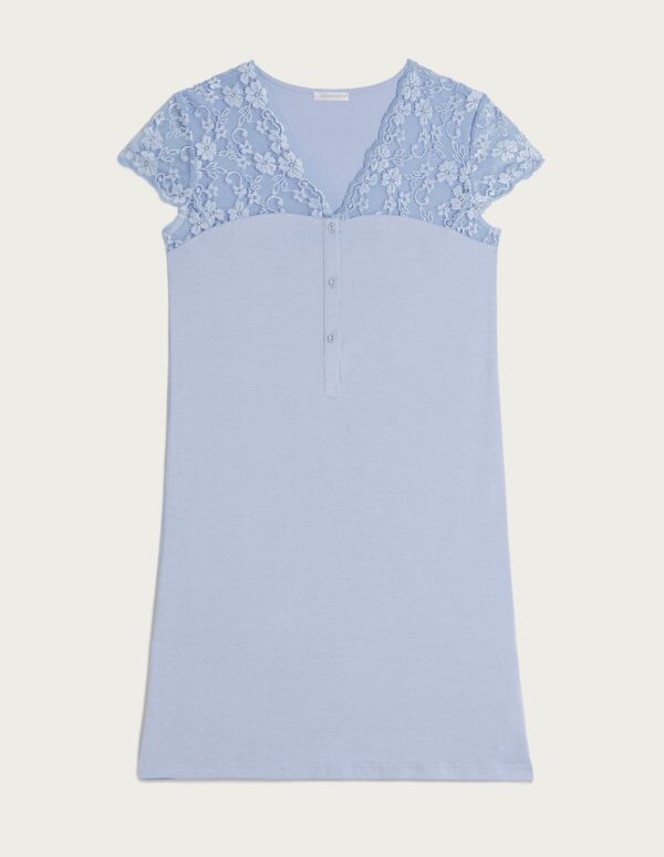 Primula Color Woman Short-Sleeve Nightshirt – Image 6