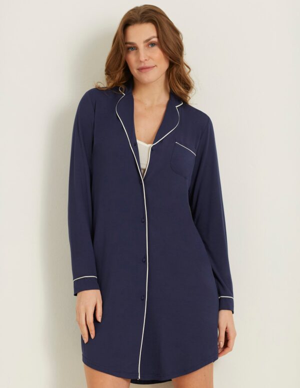 Daily Modal Woman Long Sleeve Nightshirt