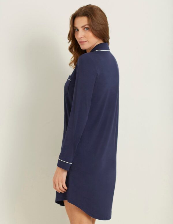 Daily Modal Woman Long Sleeve Nightshirt – Image 2