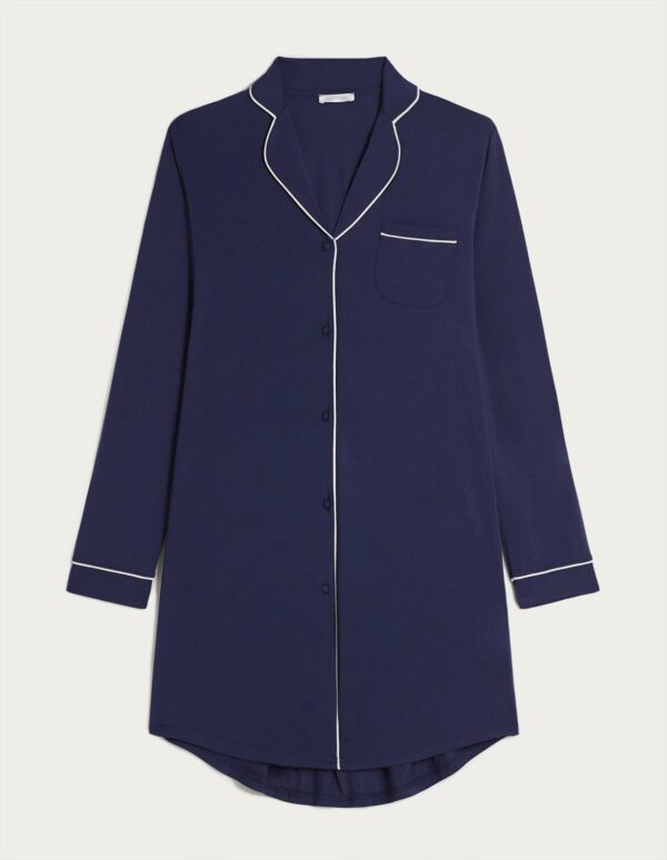 Daily Modal Woman Long Sleeve Nightshirt – Image 4