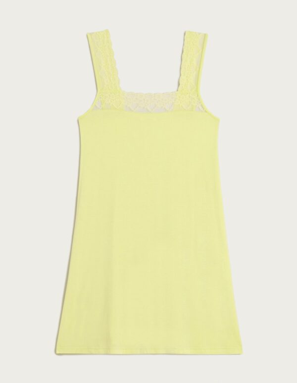 Happy Lace Woman Sleeveless Nightshirt – Image 11