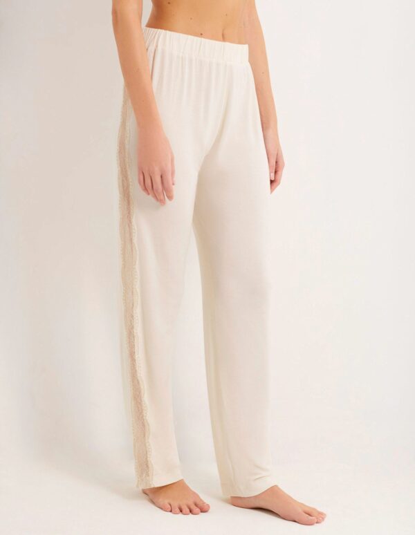 Modal / Lace Woman Full Long Trousers 2