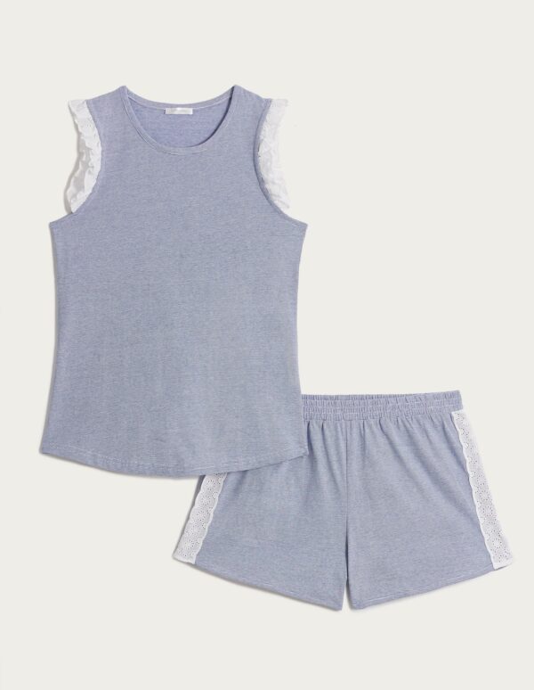 Romantic Marine Woman Cropped Pyjamas 1 – Image 3