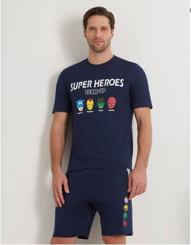 Avengers Man Cropped Pyjamas