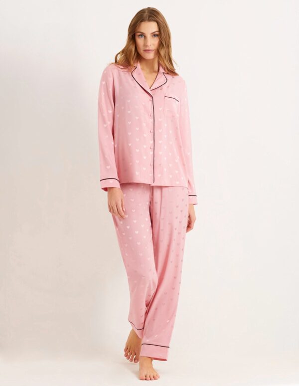 Lady Love Woman Long-Pyjamas With Front Opening – Image 2
