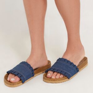 Denim Woman Slippers