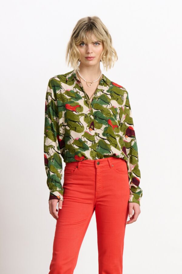 BLOUSE - Mila Murals Sand – Image 3
