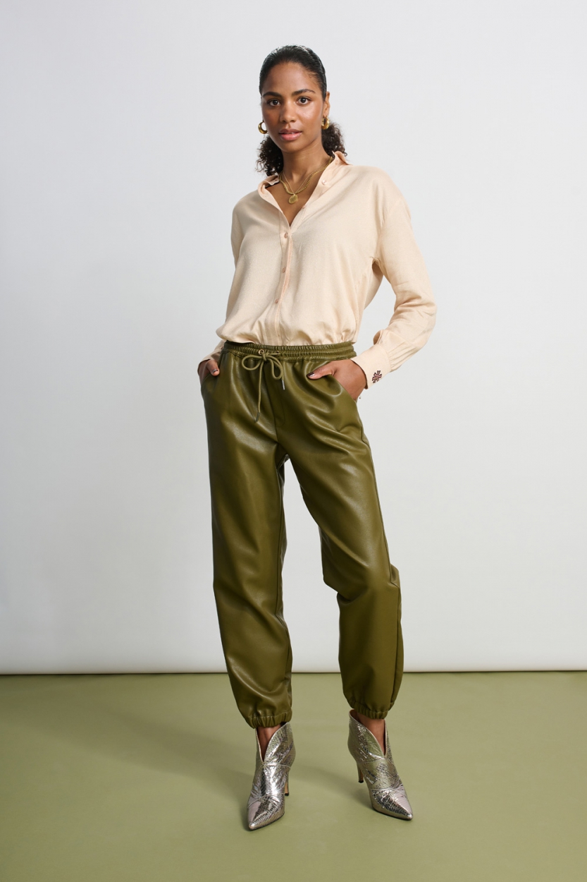 PANTS – Olive Green Glow