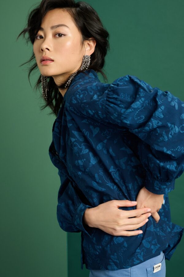 BLOUSE - Love Eternal Blue – Image 3