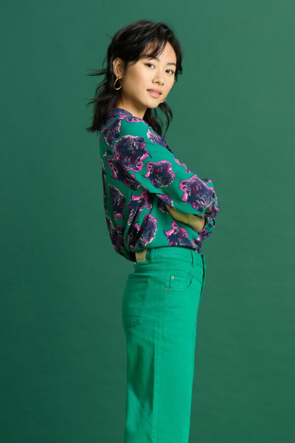 BLOUSE - Mila Flower Pop Pink – Image 5