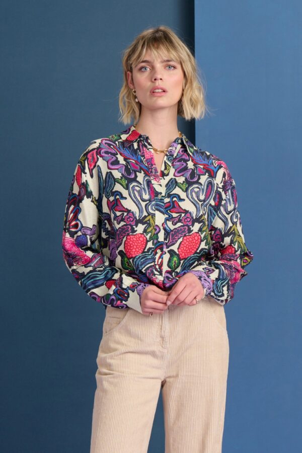 BLOUSE - Milly Full Glow Ecru – Image 3