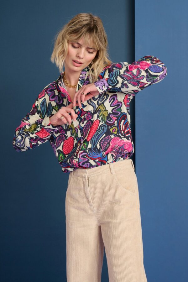 BLOUSE - Milly Full Glow Ecru – Image 4