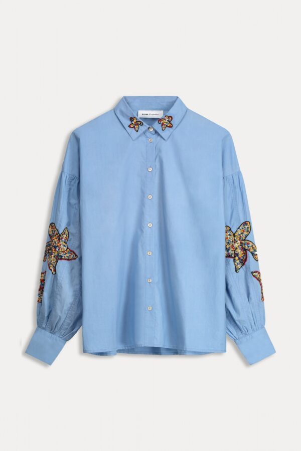 BLOUSE - Maxime Ice Blue – Image 2