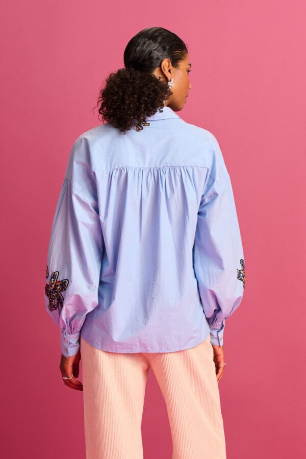 BLOUSE - Maxime Ice Blue – Image 6